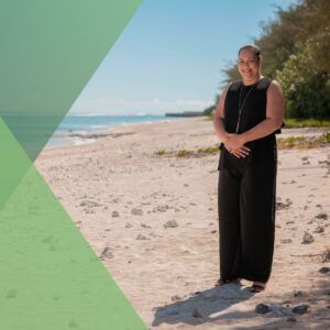 Atinata Hosking, sales manager at Offshore Broker in Avarua, Cook Islands