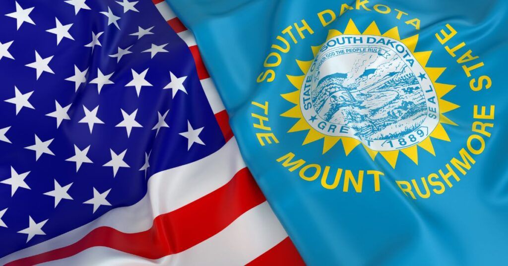 South Dakota Flag for Trust and Company Formation with Offshore Broker